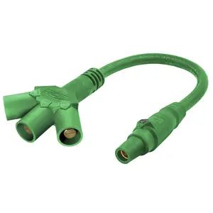 HBLF3MSGN - Hubbell Single Pole, Soft 3-Fer Reverse, Green