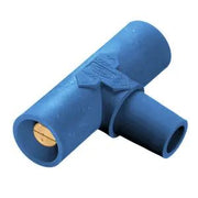 HBLPTBL - Hubbell Single Pole, Parallel Tee, Female-Male-Male, Blue