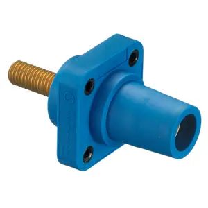 HBLFRSBL - Hubbell Single Pole, 300/400A Female Stud Receptacle, Blue