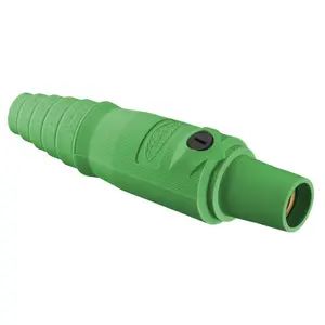 HBL300FGN - Hubbell Single Pole, 300A Female Plug, Green