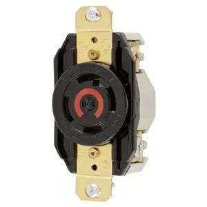 HBL2710 - Hubbell Twist-Lock Receptacle, 30A 125/250V, L14-30R, Black