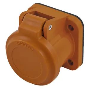 HBLNCAO - Hubbell Single Pole, Non-Metallic Cover, Orange