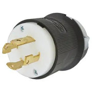 HBL2731 - Hubbell Twist-Lock Plug, 30A 3-Phase 480V, L16-30P, Black/White