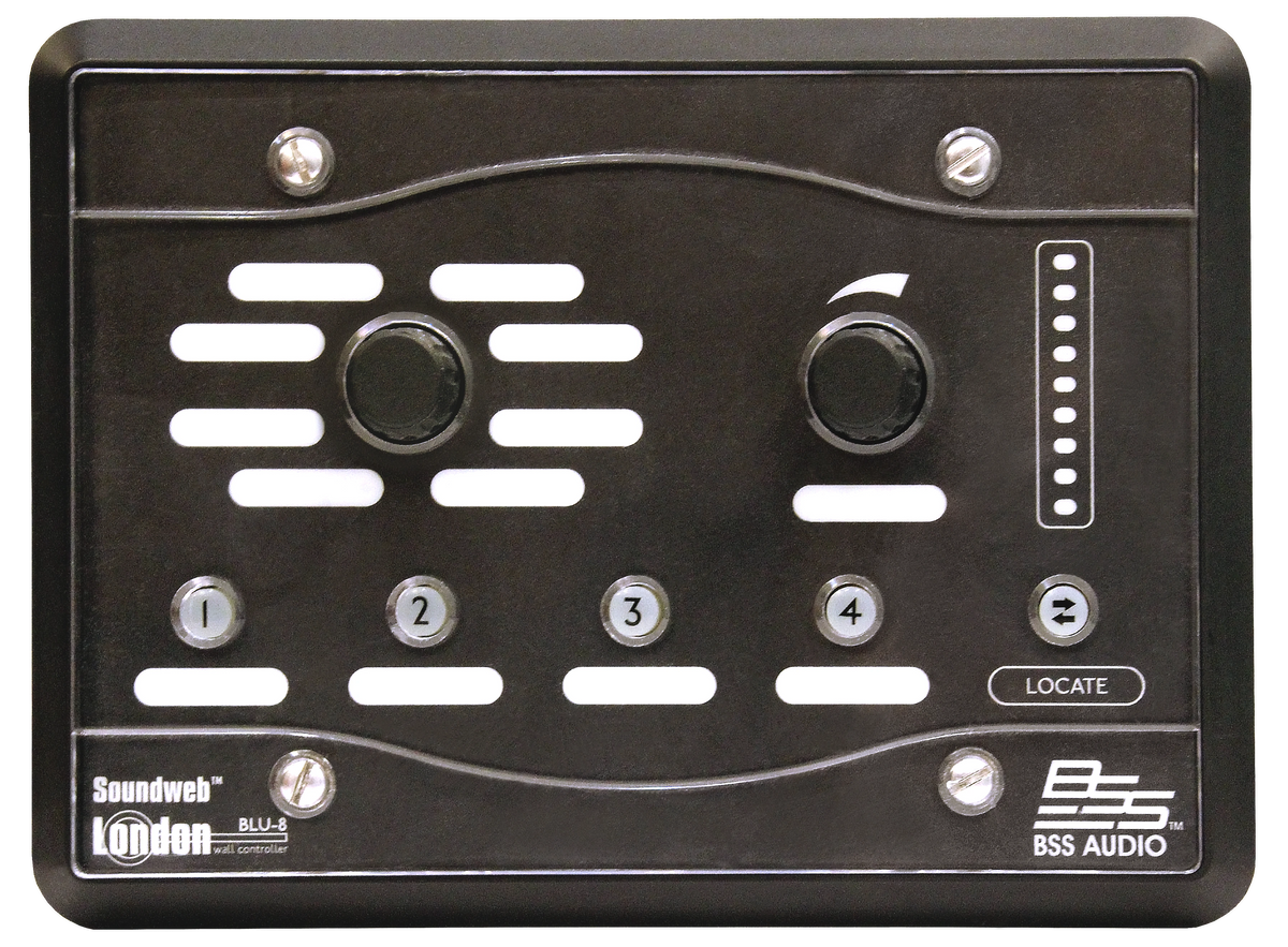 BSSBLU8V2-BLK-M - BSS BLU-8-V2-BLK Programmable zone controller (Black)