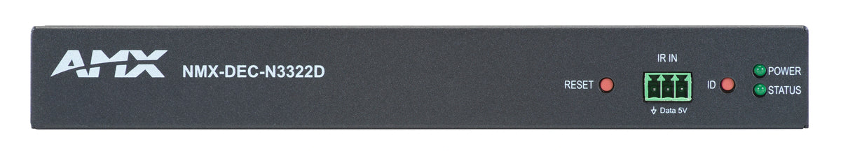 AMX-N33D001 - AMX NMX-DEC-N3322D 4K60 H.26x/Dante AV-H Decoder