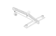 JBL-P3498MX - JBL SRX922 AF Array Frame for the SRX922