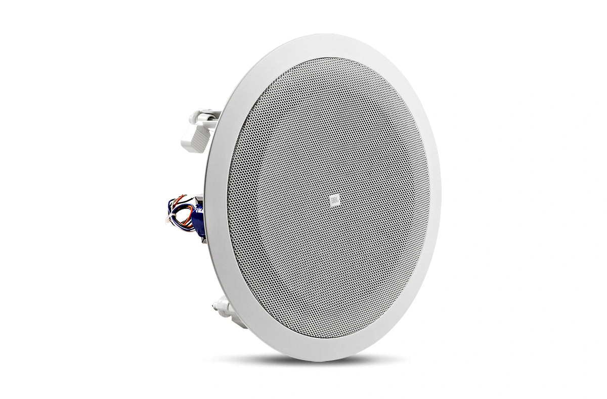 8128 - JBL 8128 - 8" Open-Back Styled-Grille Full-Range Ceiling Speaker, high 97dB sensitivity