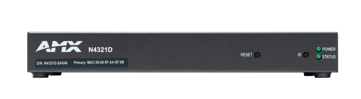 AMX-N43T001 - AMX NMX-ATC-N4321D N4321D Audio Transceiver, Dante audio over IP Transceiver