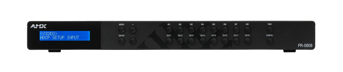 AMX-PR-0808 - AMX PR-0808 Precis 8x8 4K60 HDMI Switcher