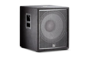 JRX218S - JBL 18" passive compact subwoofer; 1400 Watt peak power handling, 127dB Maximum SPL, 4 ohms