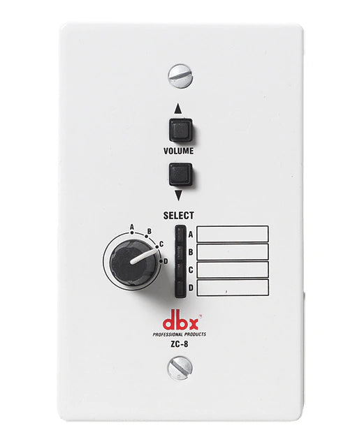 DBXZC8V - DBX ZC-8 ZC 8 Wall Mounted Up/Down Volume Controller