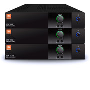 JBL 1 x 120W DriveCore Amplifier, Fanless, 4ohm/8ohm/70V/100V, 1U Half-Rack, Mounting kit