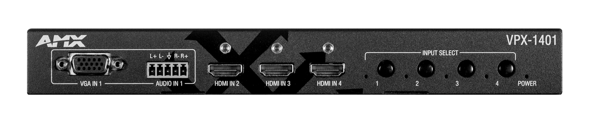 FG1010-354 - AMX VPX-1401 4x1+1 4K60 Presentation Switcher