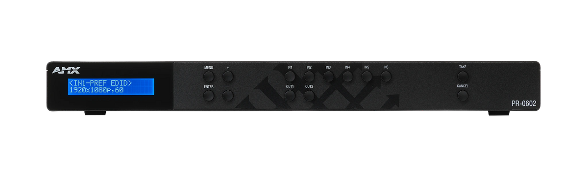 AMX-PR-0602 - AMX PR-0602 Precis 6x2 4K60 HDMI Switcher