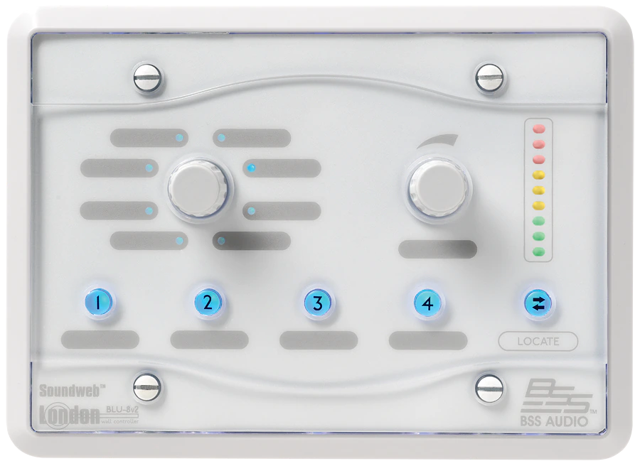 BSSBLU8V2-WHT-M - BSS BLU-8-V2-WHT Programmable zone controller (White)