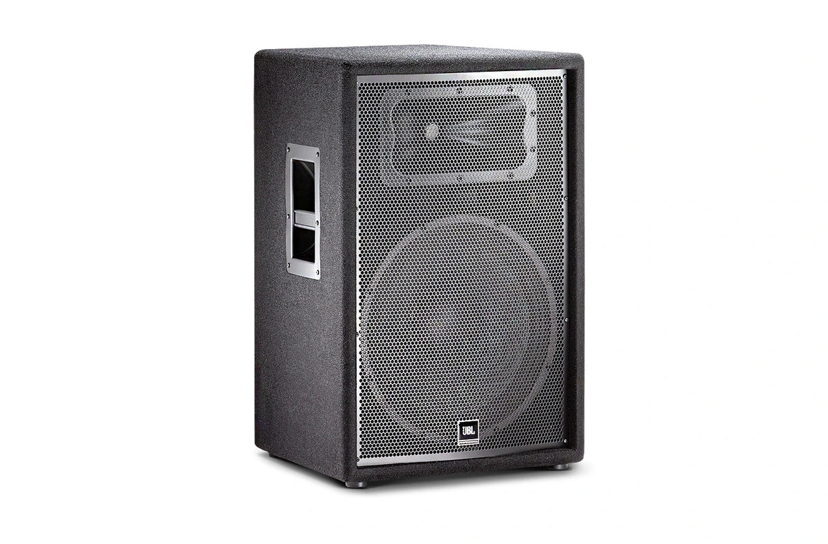 JRX215 - JBL 15" two-way front of house passive speaker system; 1000 Watt peak power handling, 128dB Maximum SPL, 8 ohms