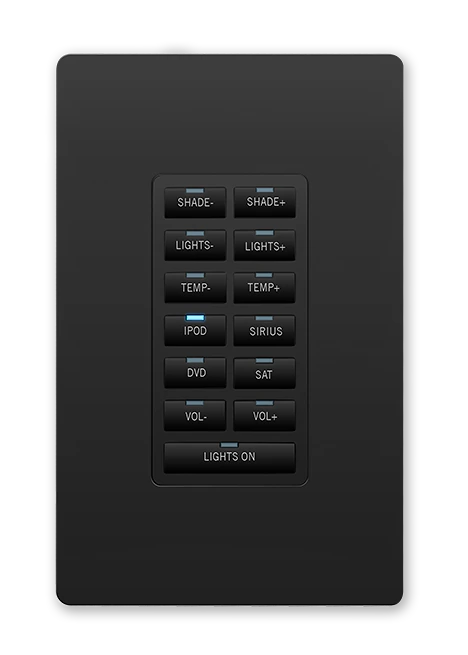 AMX MET-13E-BL Metreau Keypad 13-button BLACK