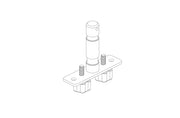 JBL-P3476MX - JBL TV SPIGOT T Universal TV Spigot adapter for use with the RC100