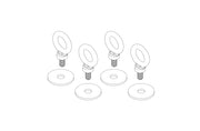 JBL-P3417MX - JBL EBK4 M10-20 Eyebolt Kit