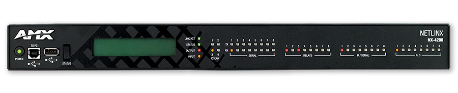 FG2106-04 - AMX NX-4200 NetLinx Integrated Controller - 1RU - LCD Display