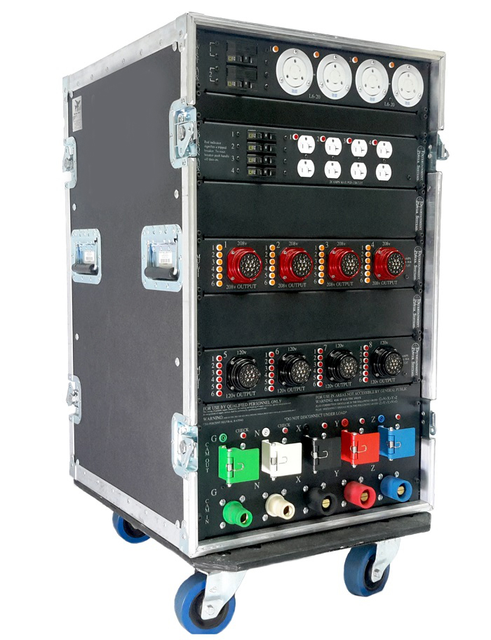 EPS 2-000-900-0275 portable power distribution rack.